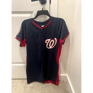 Washington Nationals #18 Fan Jersey - Small, Blue & Red!